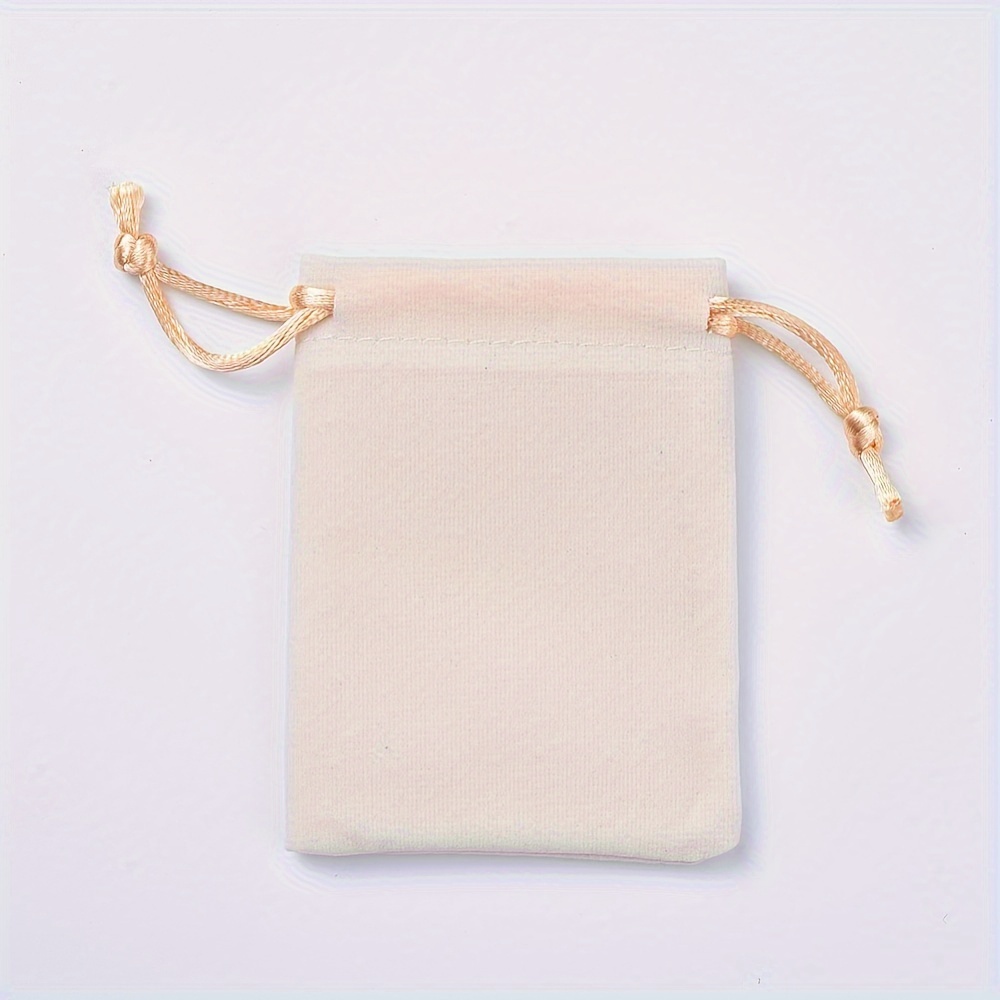 Customizable Flannel Drawstring Velvet Bag